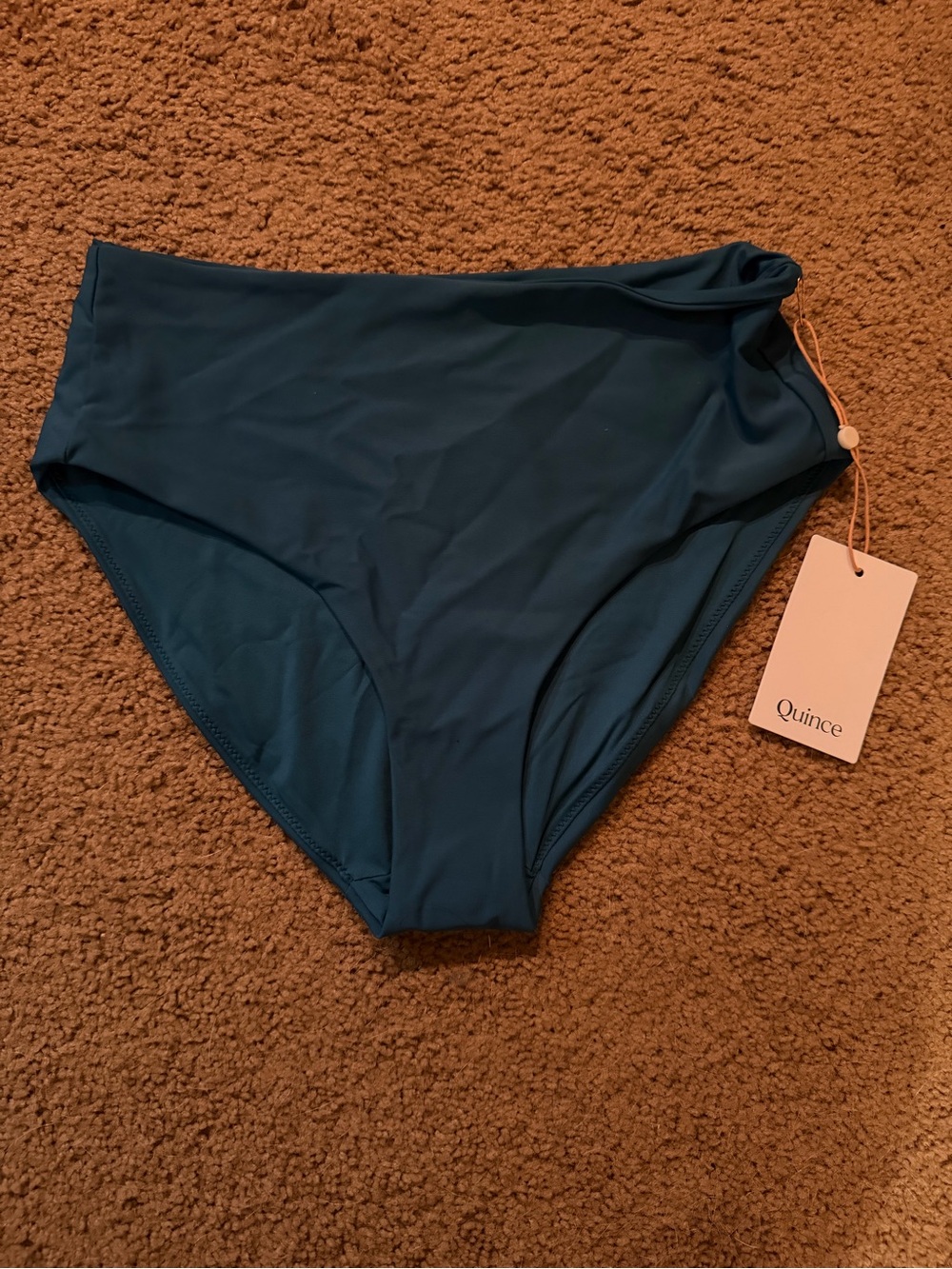 Quince Italian High-Rise Bikini Bottom
